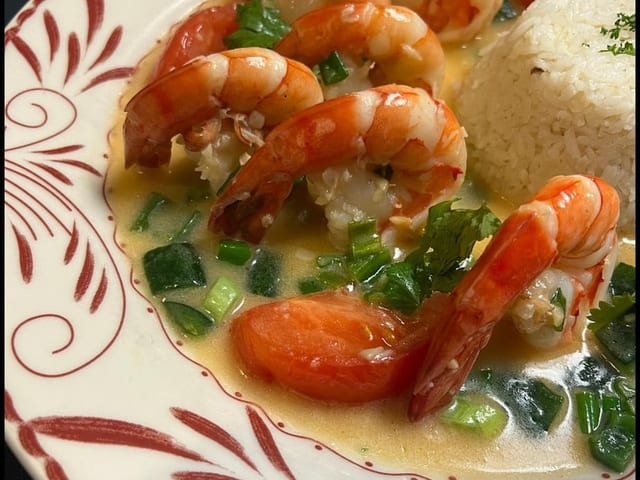 Camarones Poblanos.