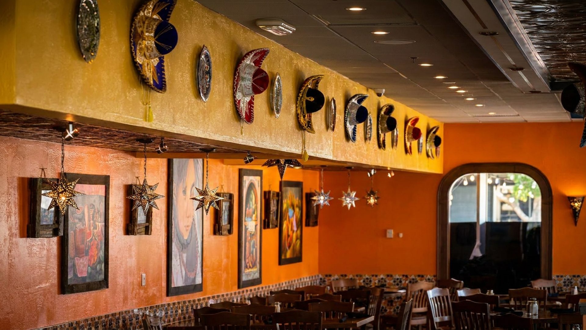 The dining room