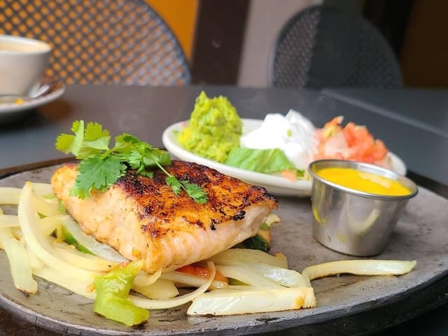 Salmon Fajita.