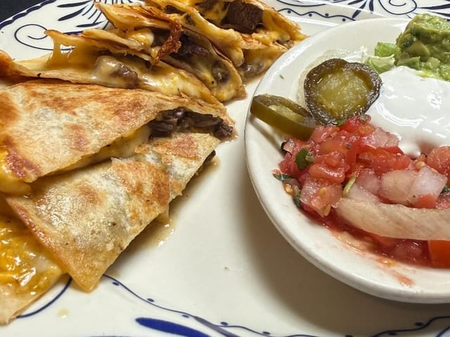 Steak Quesadilla.
