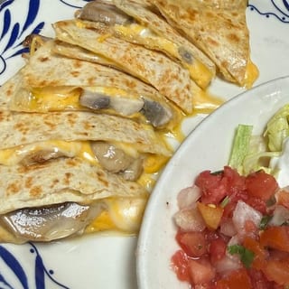 Mushroom Quesadilla