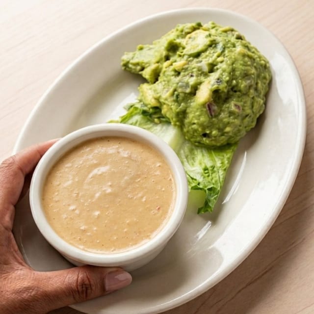 Queso y Guacamole.