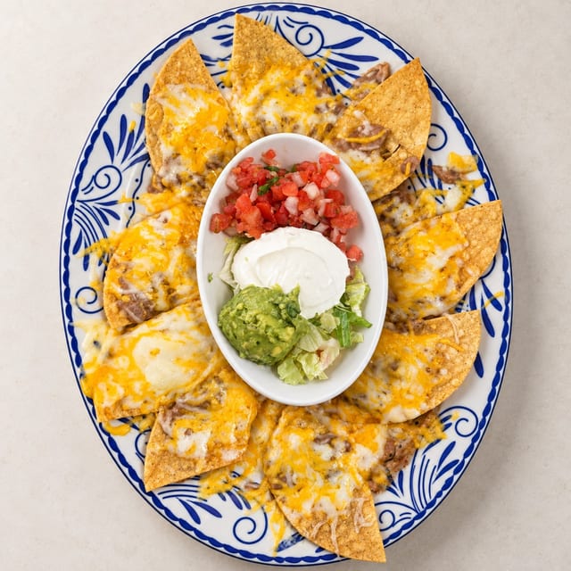 Cheese Nachos.