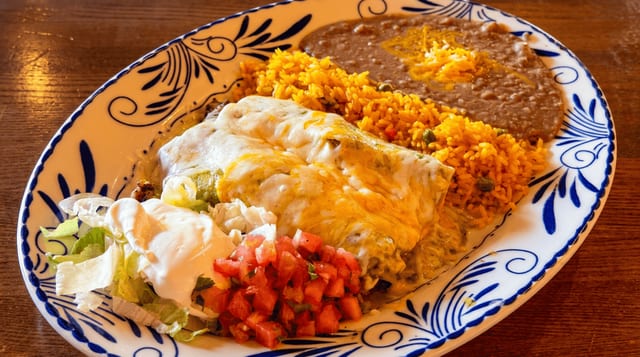 Chicken Enchiladas.