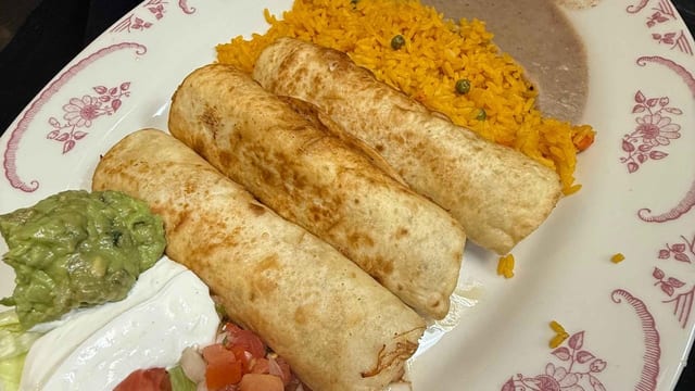 Shredded Beef Flautas.