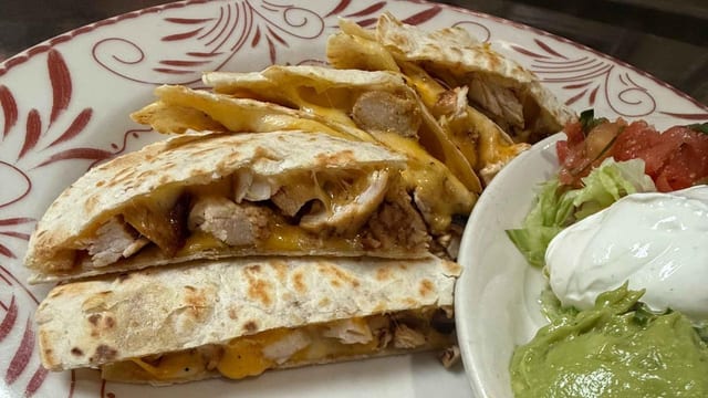Chicken Quesadilla.