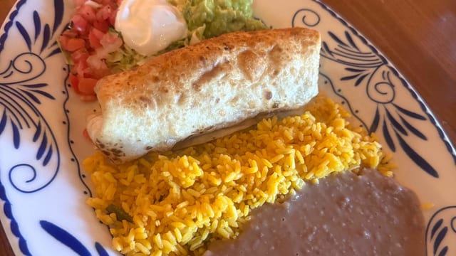Seafood Chimichanga.